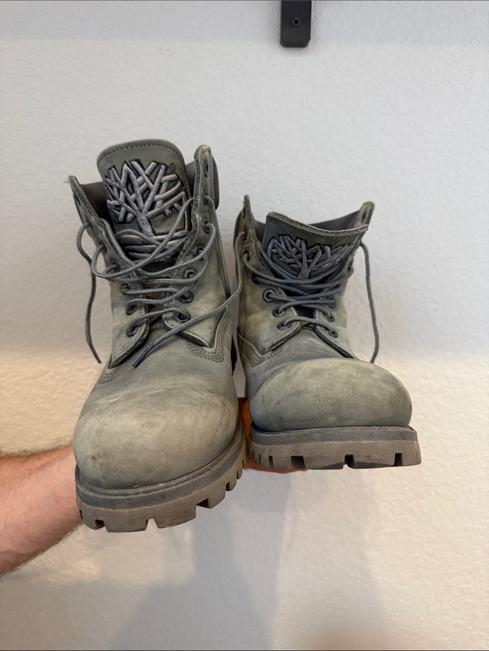 Timberland Grey Men's Gray Boots Size 8.5